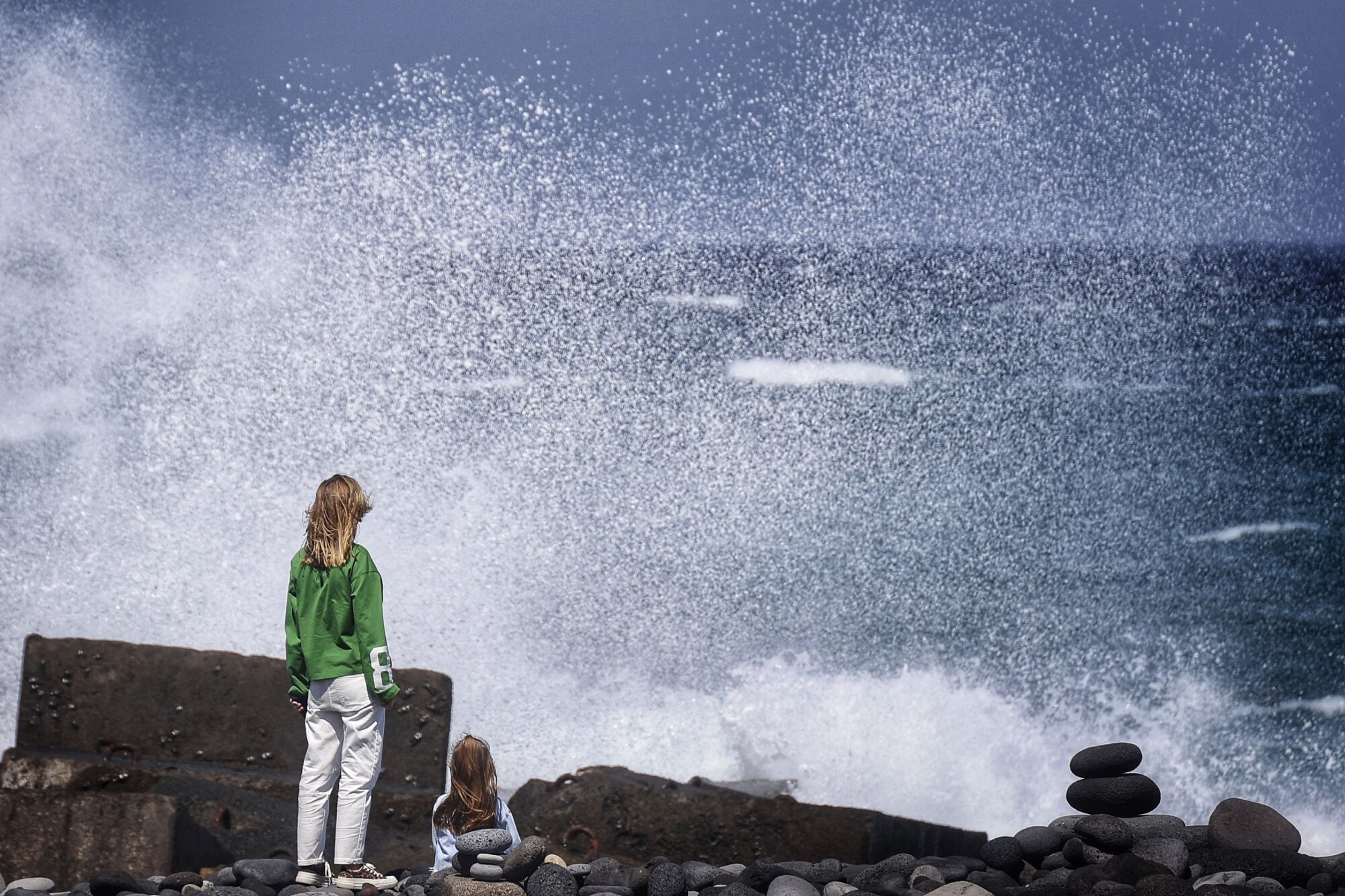 Todas las fotos del paso de la borrasca 'Nuria' en Canarias: Puerto de la Cruz