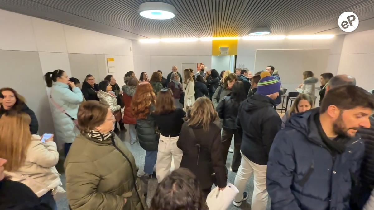 Protesta de los trabajadores de Wizink en Zaragoza