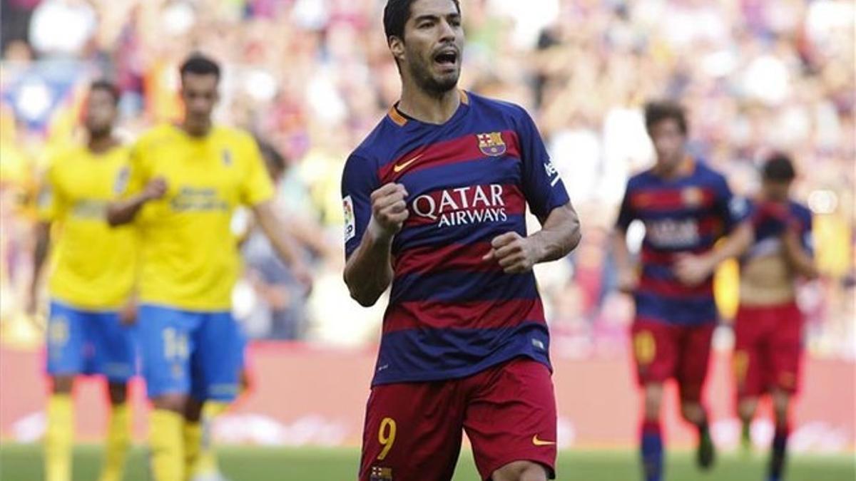 Suárez fue el mejor jugador del Barça contra Las Palmas