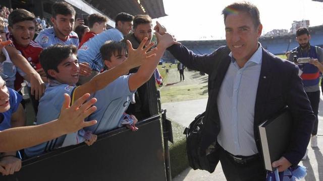 Berizzo, en su último partido con el Celta de Vigo // J. Lores