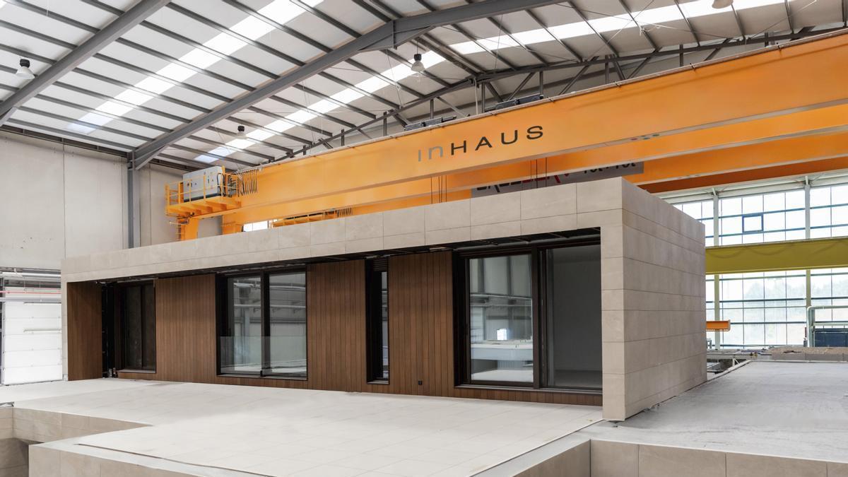 Fábrica de casas modulares de inHAUS en Almussafes.