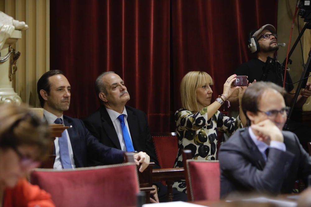 Segunda sesión del debate de política general en el Parlament de les Illes Balears