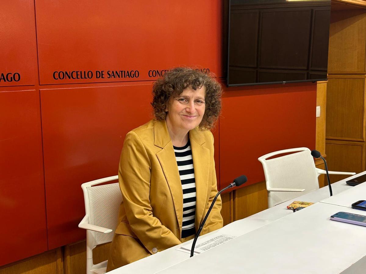 La alcaldesa de Santiago, Goretti Sanmartín