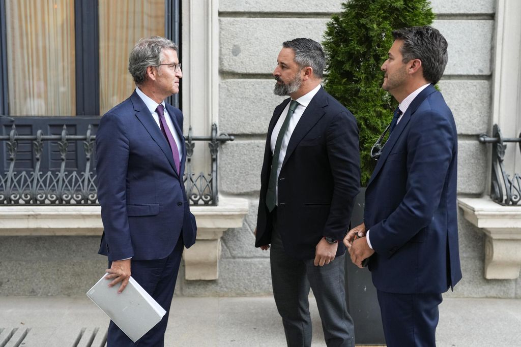 Patxi López sobre la reunión de Feijóo y Abascal: "Es preocupante la alianza entre la derecha extrema y la extrema derecha"