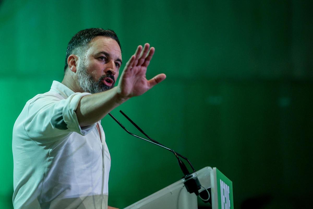 Archivo - Imagen de archivo del presidente de Vox, Santiago Abascal.