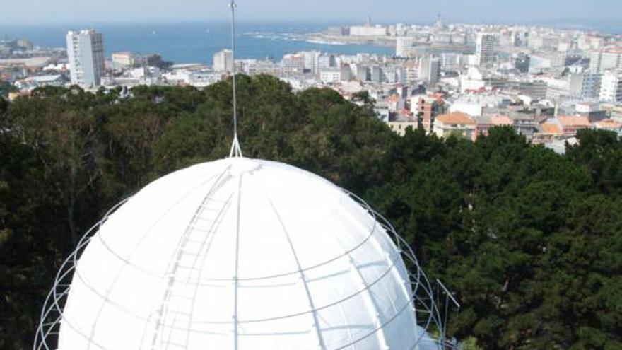 Cúpula de la Casa de las Ciencias de A Coruña.