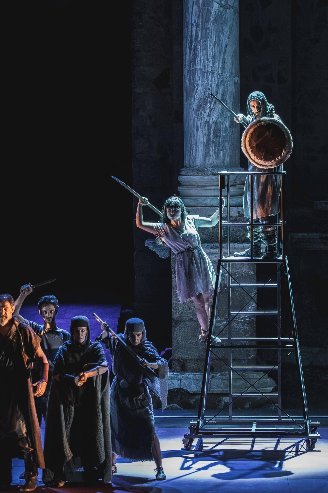 Fotogalería | El cerco de Numancia en el Teatro Romano de Mérida