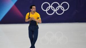 El español Tomas Guarino, en los Juegos Olímpicos de Invierno Milán Cortina 2026