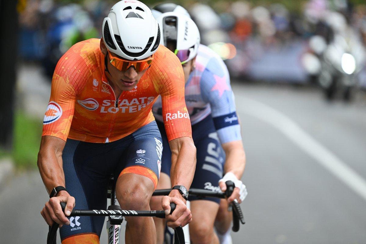Van der Poel, al ataque.
