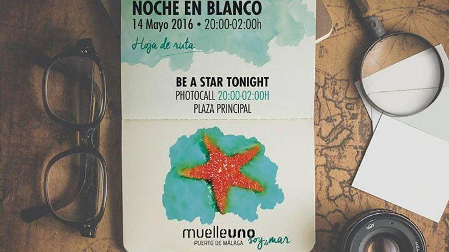 La imagen promocional de la Noche en Blanco en Muelle Uno.