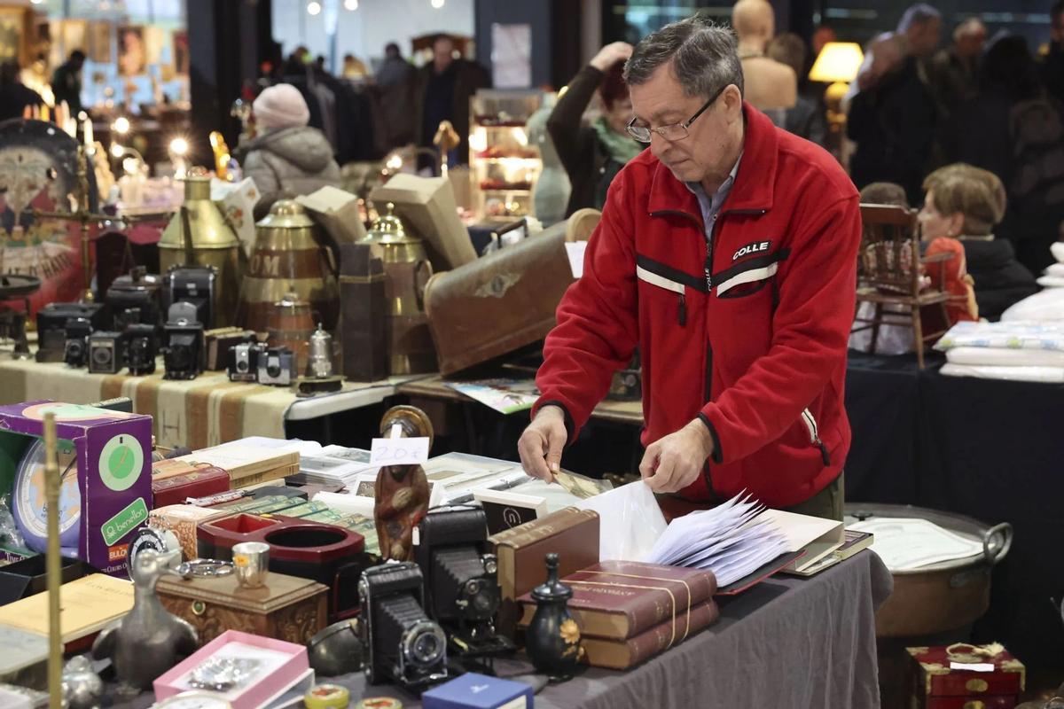 Un asistente en una edición anterior de la feria
