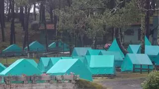 Todo a punto para una acampada que nunca olvidarán
