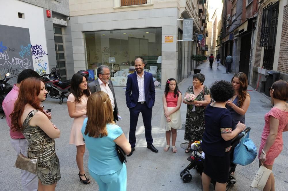 Primera boda en el Colegio Notarial de Murcia