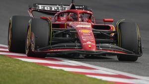 Sainz, durante la clasificación del GP de China