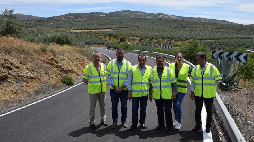 Visita de responsables regionales y de los municipios a las obras.