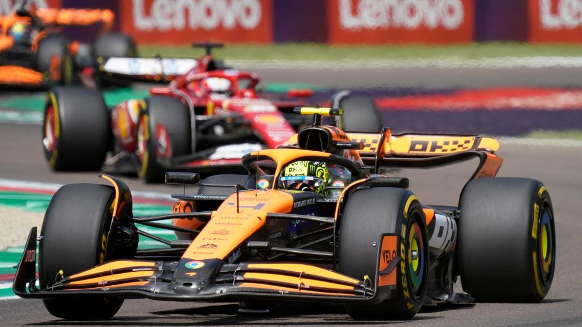 Lando Norris fue uno de los protagonistas en Imola