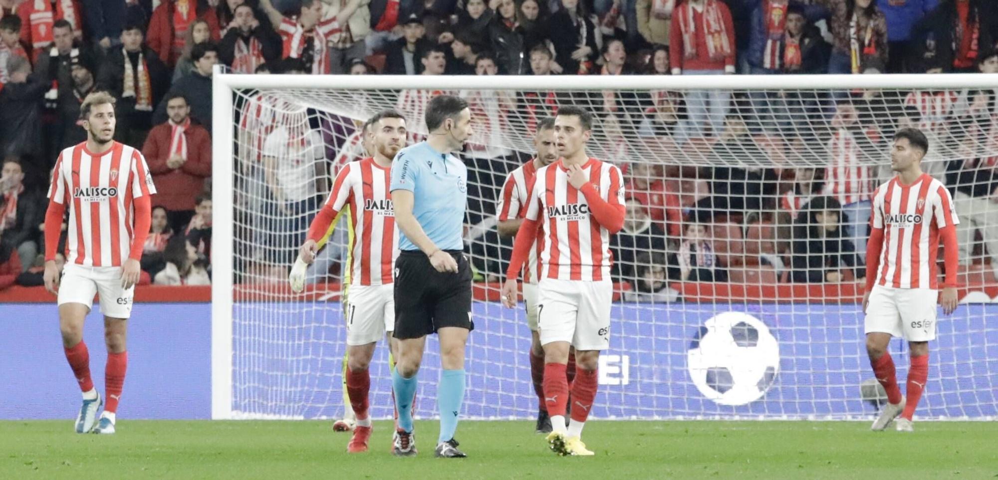 El partido entre el Sporting y el Leganés, en imágenes