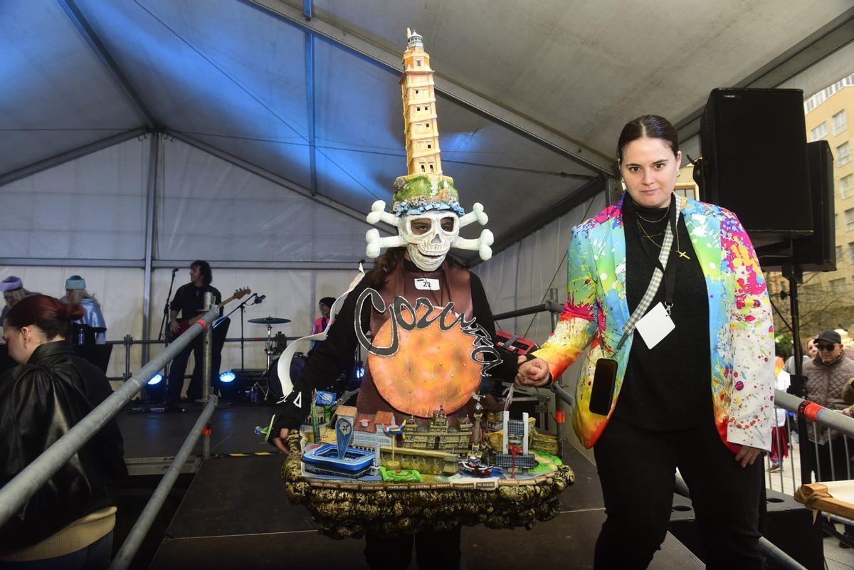 Concurso infantil de disfraces en el Campo da Leña