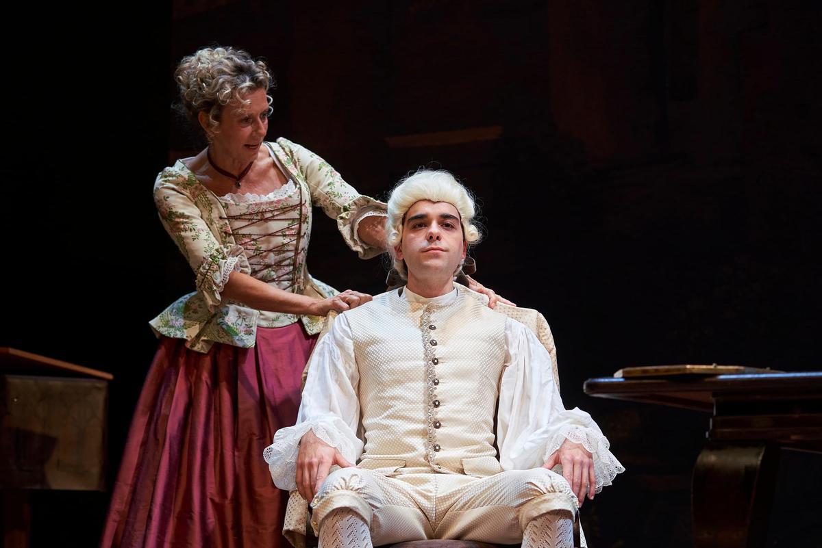 Un moment de la representació al Teatre Nacional de Catalunya.