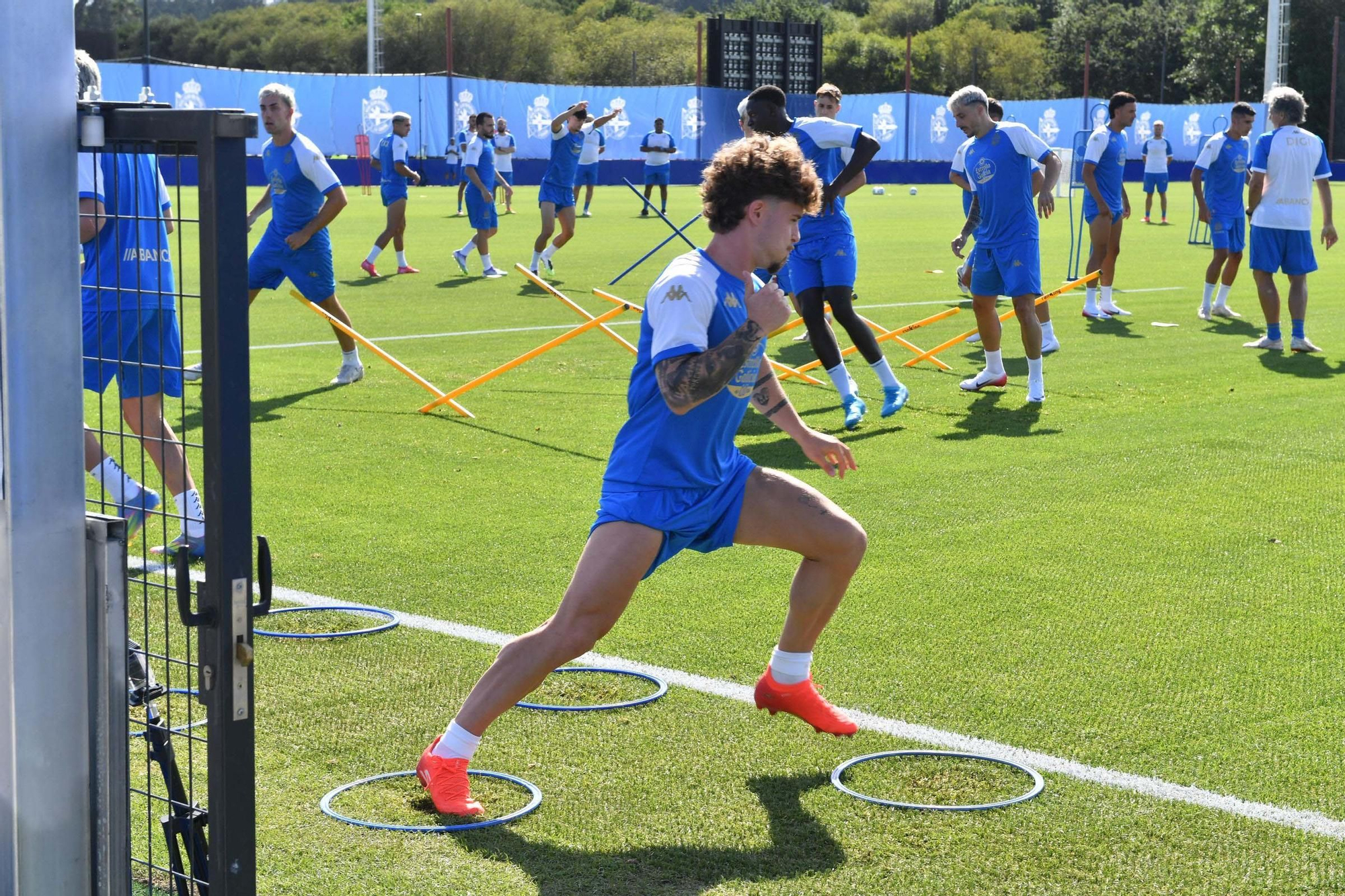 Primer entrenamiento bajo las órdenes de Antonio Hidalgo