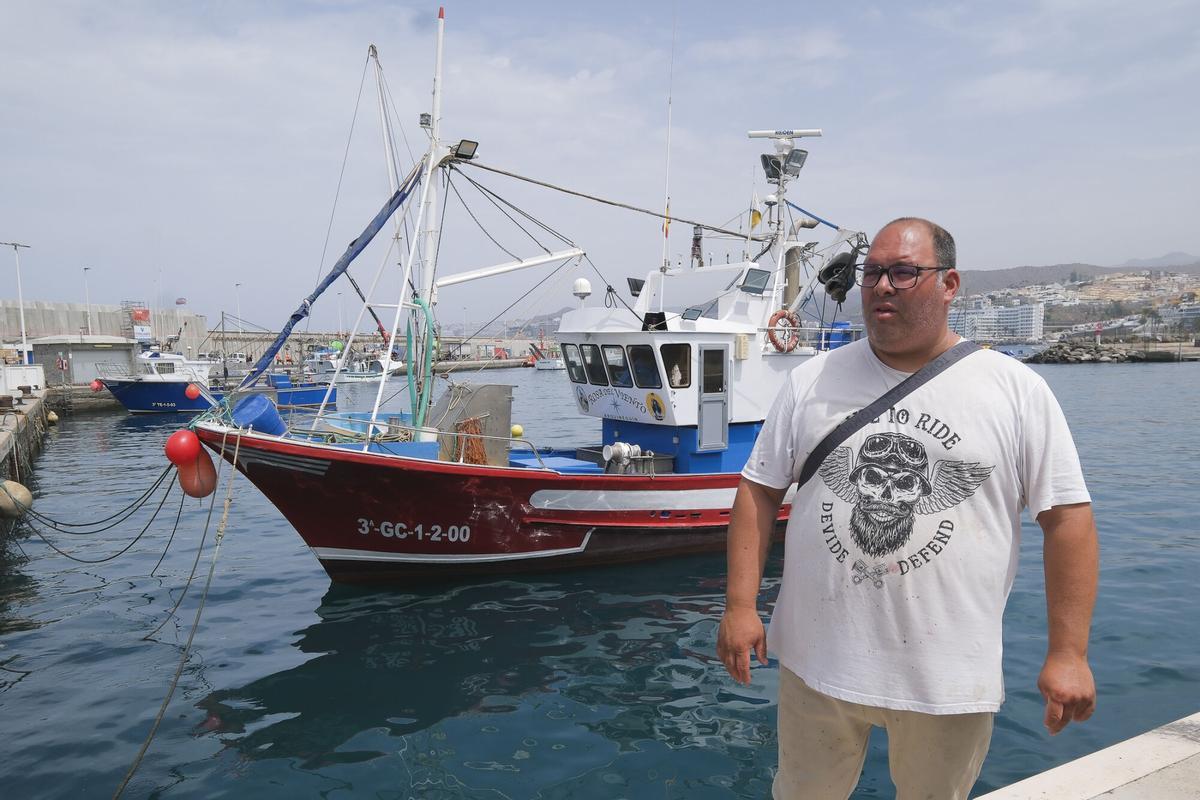 Obras en el muelle de Arguineguín, antes de la visita de el Papa León XIV.