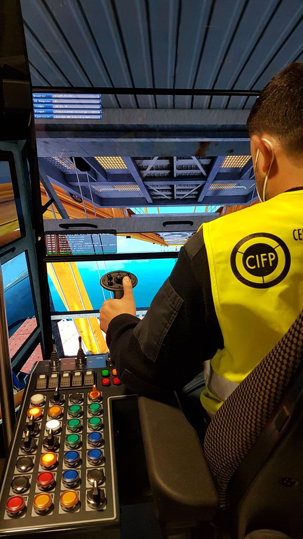 Un alumnos del cifp del mar