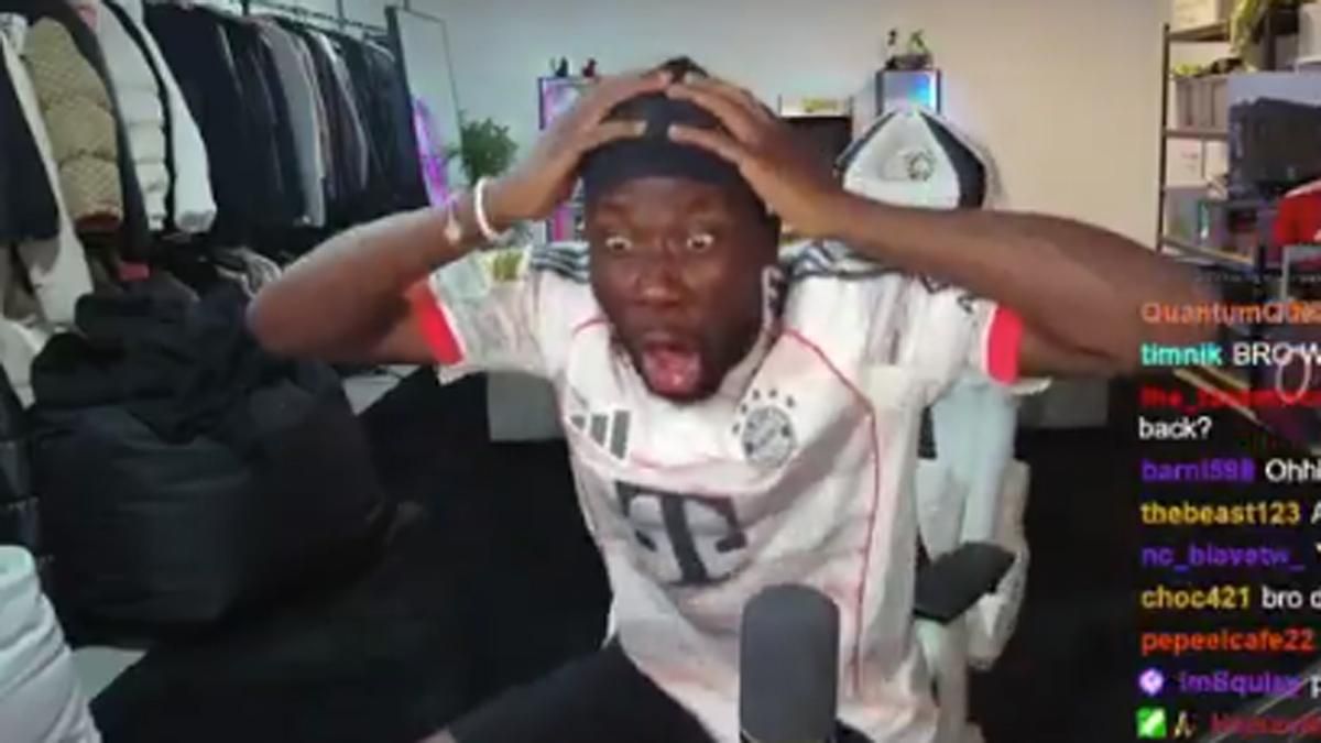 La llamativa reacción de Alphonso Davies a la lesión de Jamal Musiala