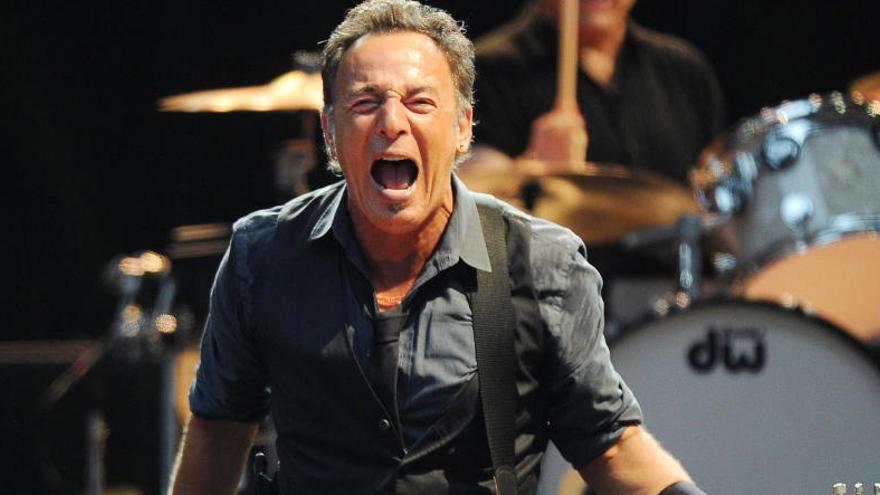 Bruce Springsteen durante un concierto.