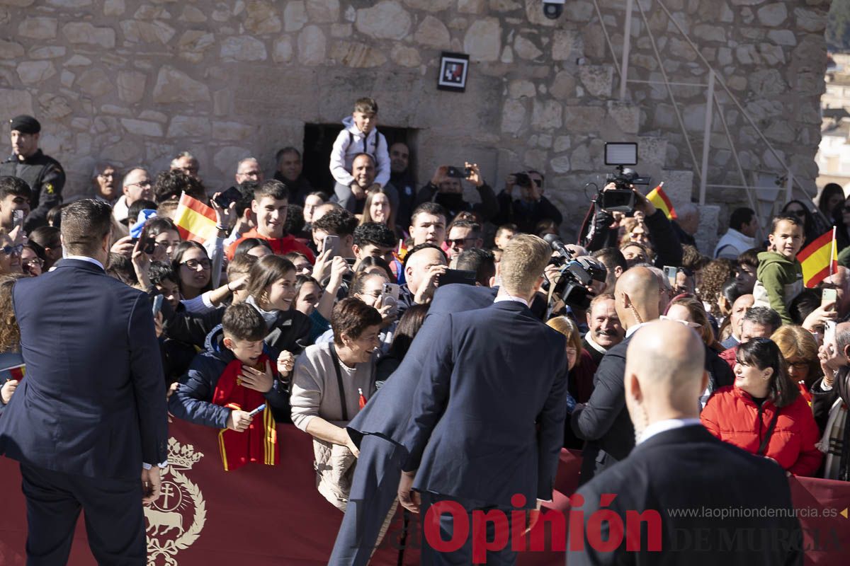 Visita de los reyes de España a Caravaca (explanada de la Basílica)