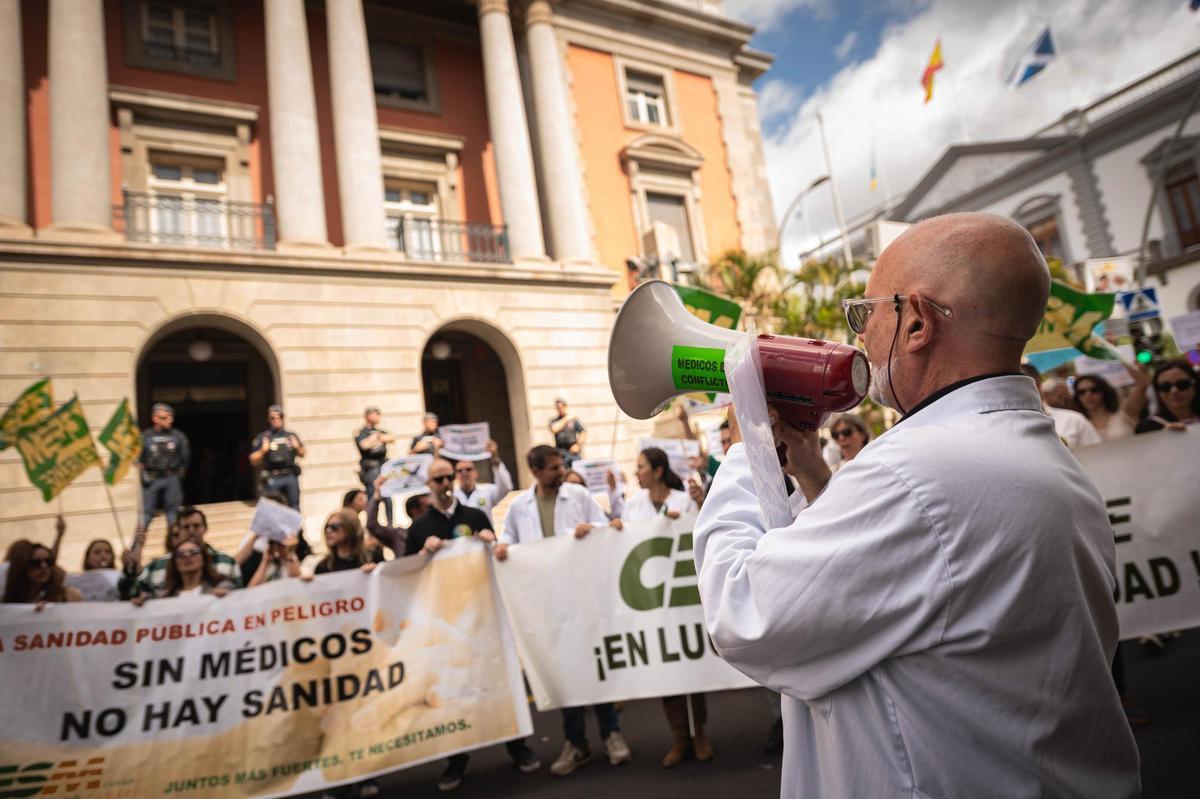 Huelga de médicos en Tenerife por el Estatuto Marco