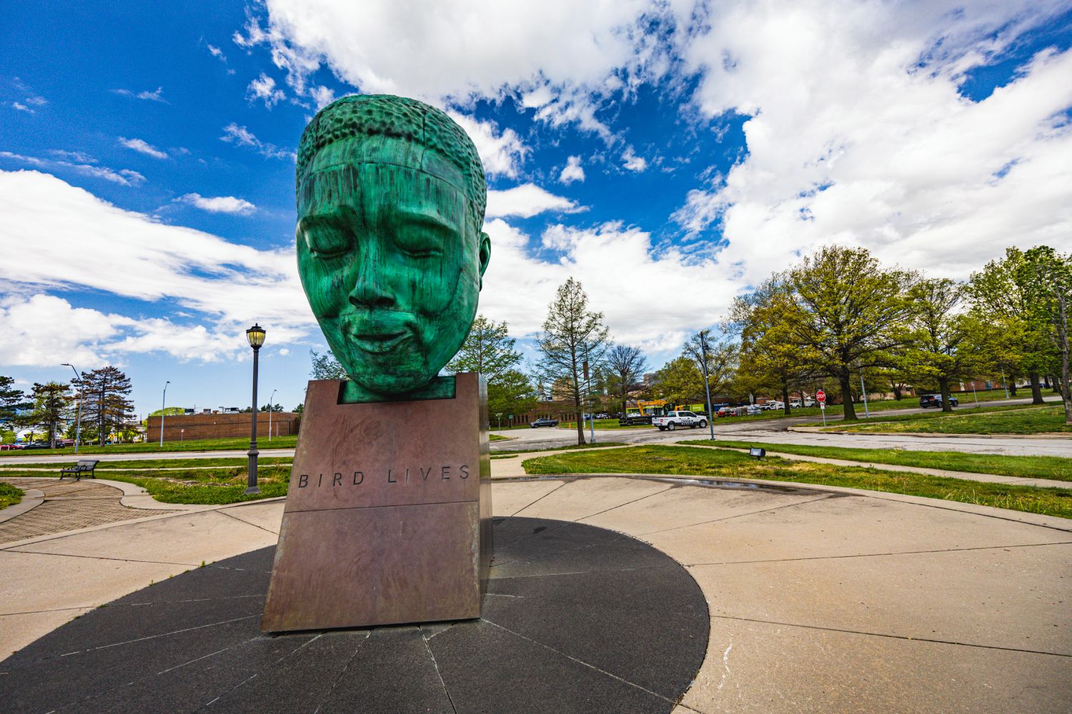 Rostro de Charlie Parker en Kansas City.