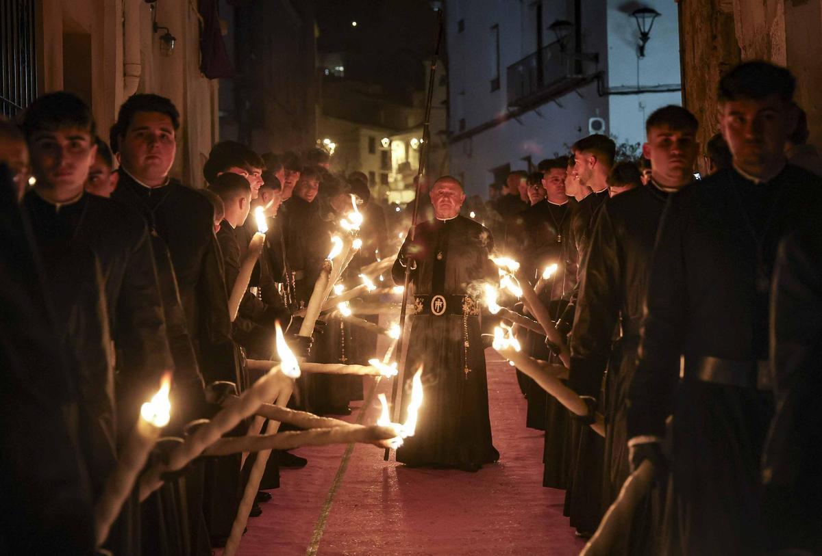 Así ha sido la Procesión del Silencio en Sagunt