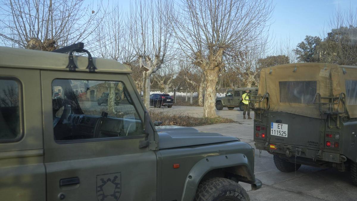 Medios del Ejército de Tierra, en Monte la Reina.
