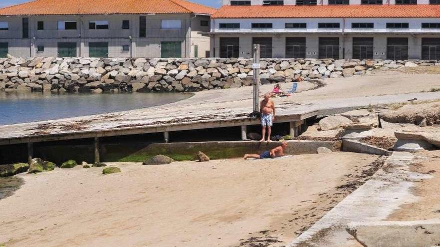 La playa de O Preguntoiro, en Vilaxoán. // Iñaki Abella