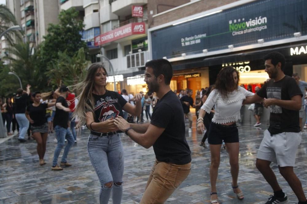 Taller de salsa en la Feria de Murcia