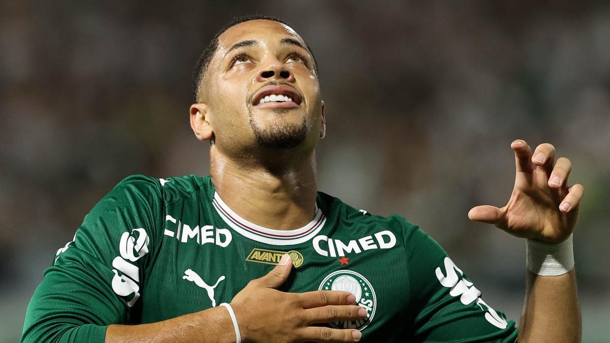 Gol de Vitor Roque para dar la victoria al Palmeiras