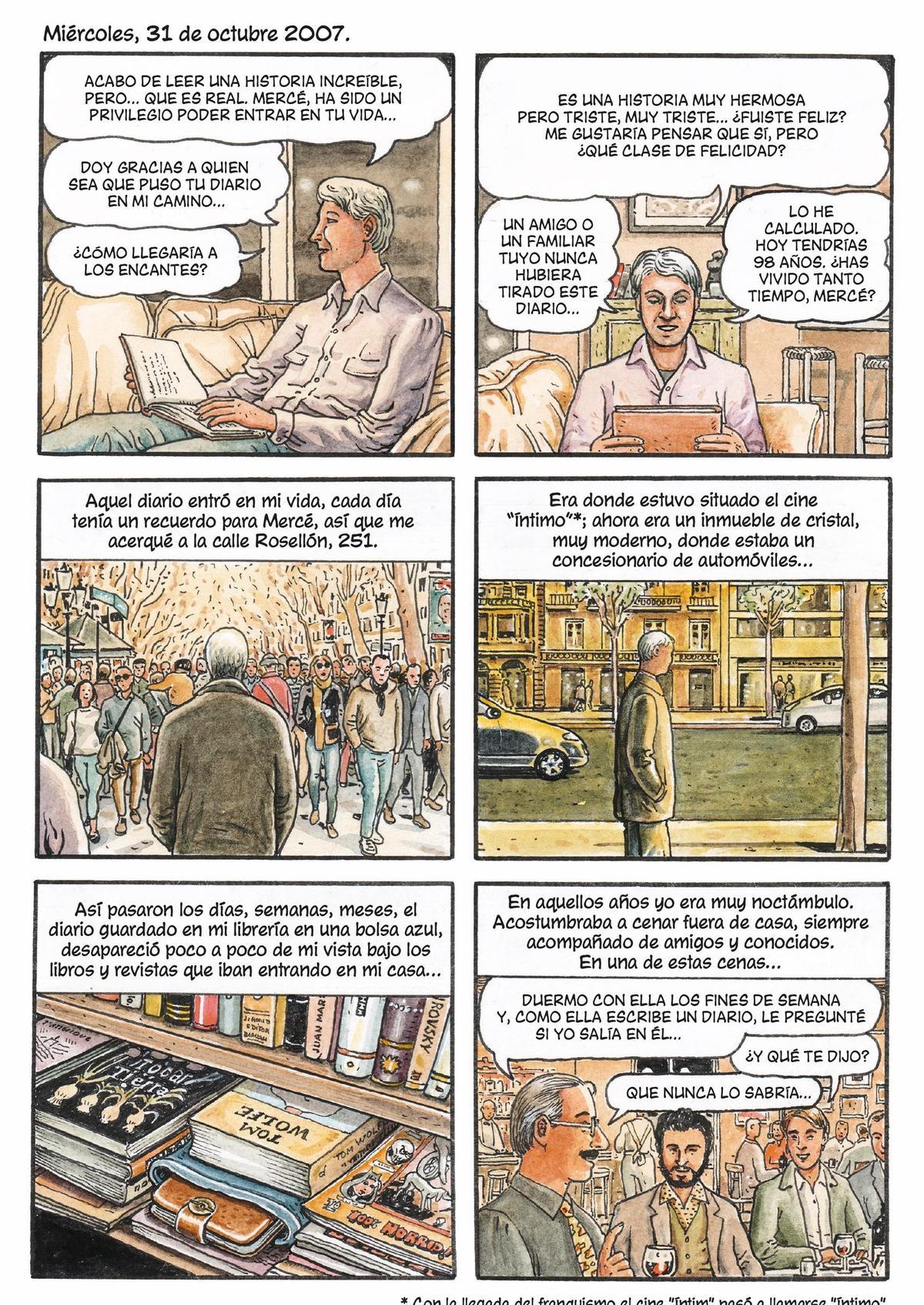 Página del nuevo cómic de Kim.