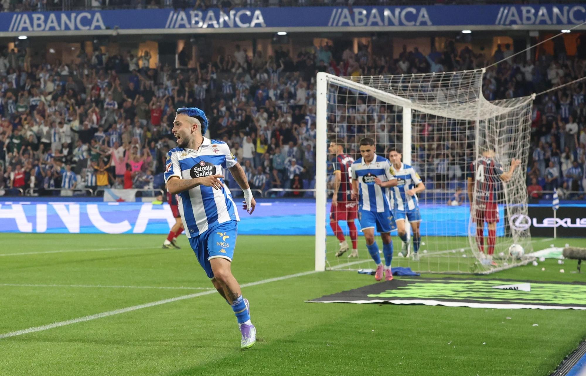 Las mejores imágenes del Deportivo - Huesca