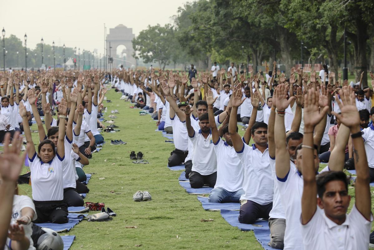 Día Internacional del Yoga en la India