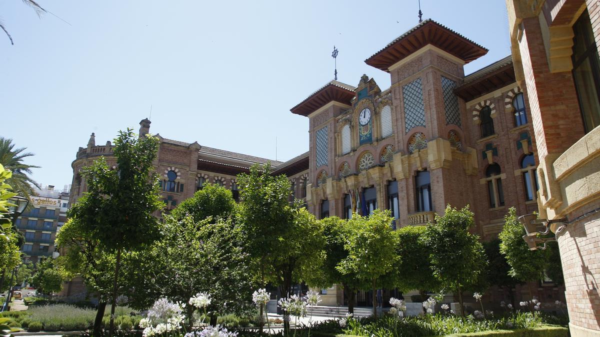 Fachada del Rectorado de la Universidad de Córdoba.