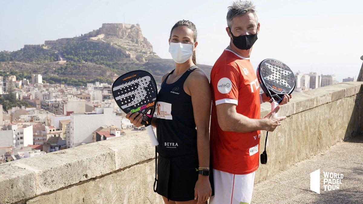 Lamperti y Araújo, estrellas de la presentación del torneo de Alicante