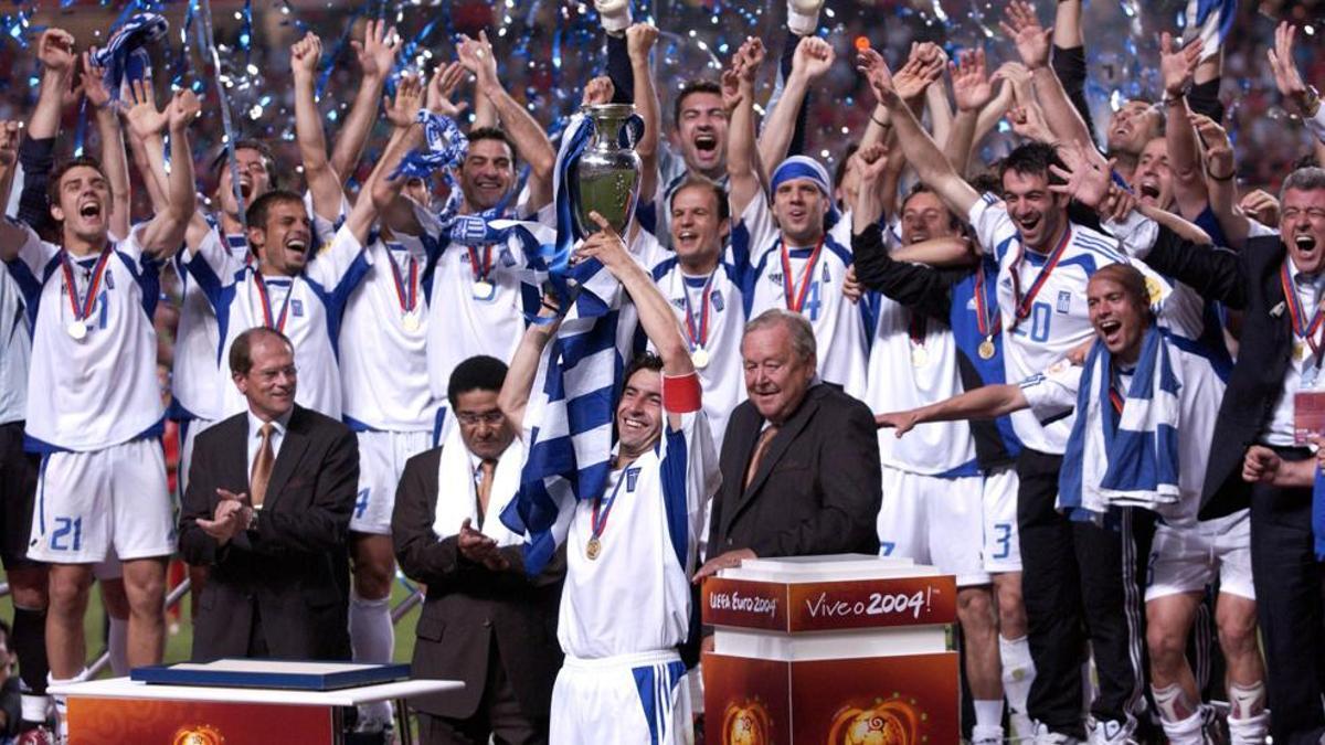Grecia gana la Eurocopa de 2004