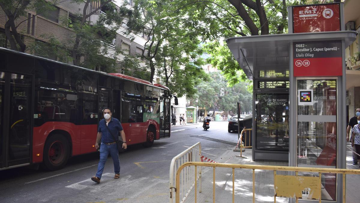 Nuevas parada de la EMT de València