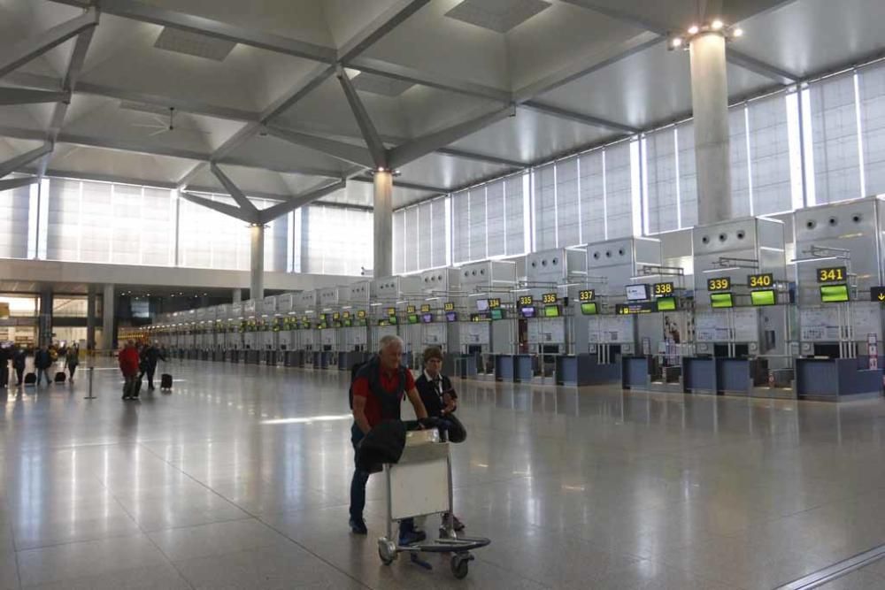 El Aeropuerto de Málaga en Estado de Alarma