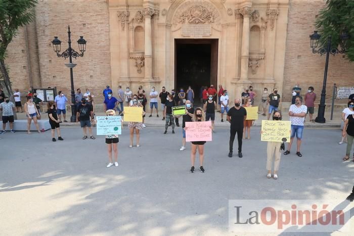 Totana protesta ante su vuelta a la fase 1