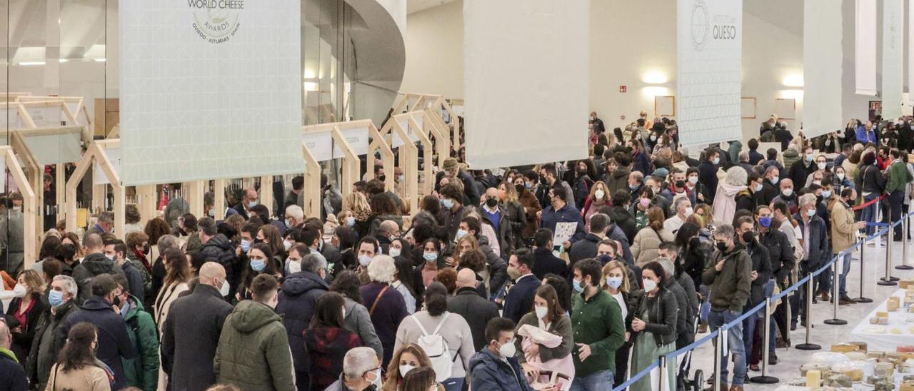 Ambiente en el Calatrava durante la celebración del International Cheese Festival, el pasado mes de noviembre. | Irma Collín