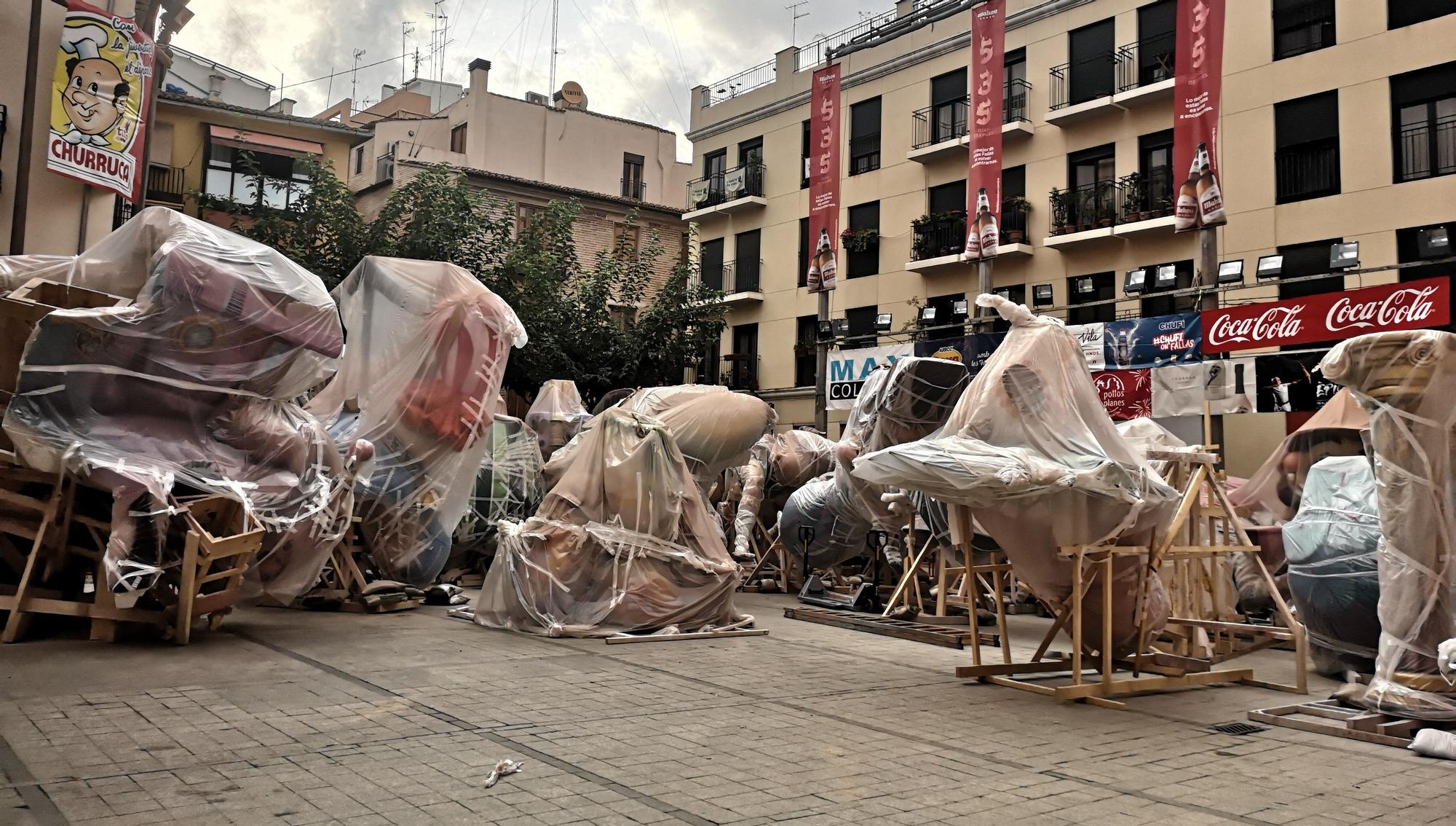 Antiga y Pilar amanecen el 24 de agosto llenos de falla