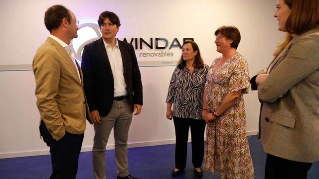 Javier Cueli, Borja Sánchez, Covadonga Carballo, Mariola Villarón y Begoña López. | Mara Villamuza
