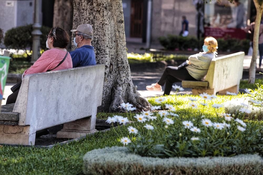 Paseo por Santa Cruz con comercios en marcha