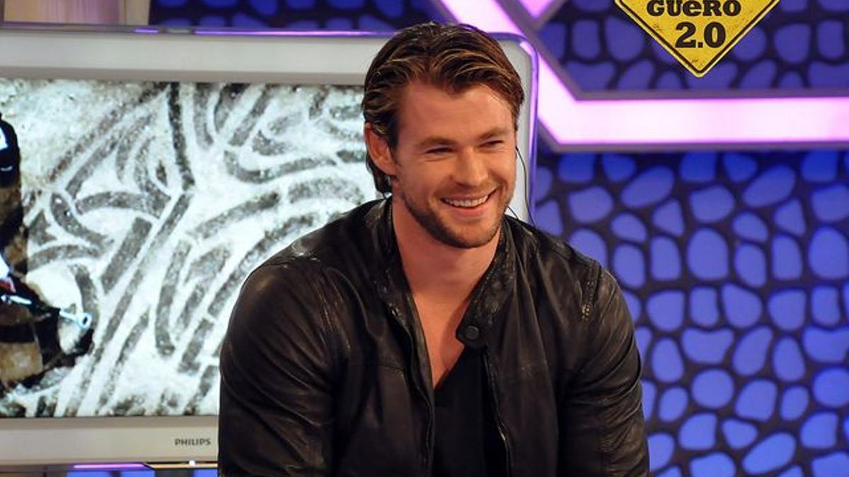 Chris Hemsworth en El Hormiguero.